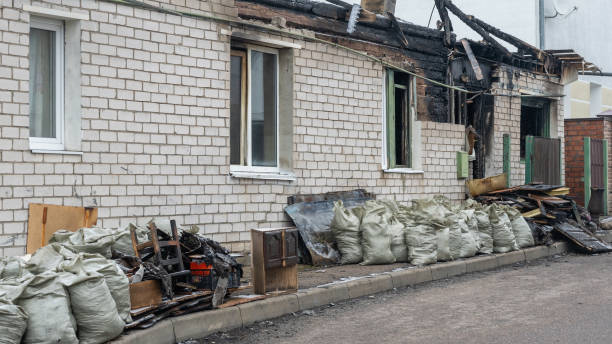 Professional Soot Cleanup technician working in Forest Hill, MD